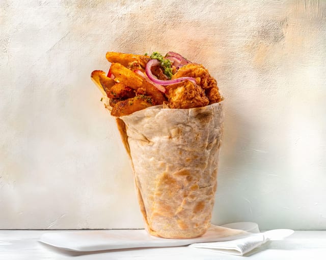 Loaded Chicken Crunch Wrap.
