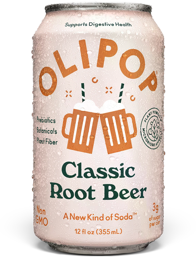 Olipop - Classic Root Beer.