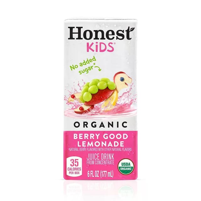 Honest Kids Juice - Berry Good Lemonade.