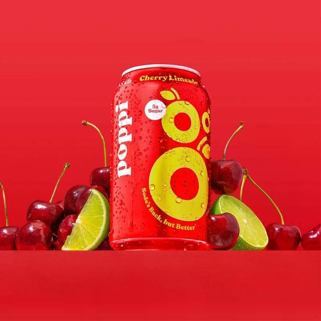 Poppi Cherry Limeade.