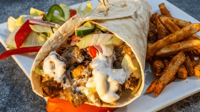 Lamb & Beef Shawarma.